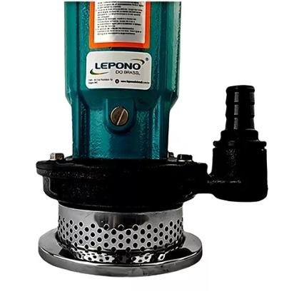 BOMBA SUBMERSIVEL AGUA TURVA QDX6-18-0.75LA 1,0CV MON 220V PDR LEPONO