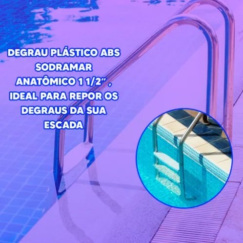 DEGRAU PLASTICO PARA ESCADA 1.1/2' SODRAMAR