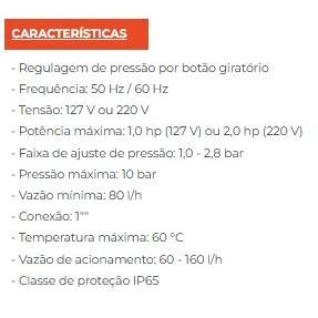 CONTROLADOR DE PRESSAO APS-2.1 220V LEPONO