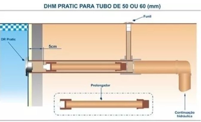 DISPOSITIVO HIDROMASSAGEM DHM PRATIC ABS/INOX 1.1/2' 50 MM SODRAMAR